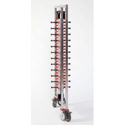 Porta platos de carro plegable para hosteleria Plate Mate de 48 platos