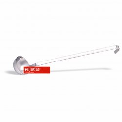 Cacillo para salsas con 2 picos laterales - Diámetro: 6,5 cm. Largo: 31 cm. Capacidad: 0,08 lts.