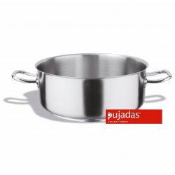 Cacerola baja sin tapa Inox-Pro Diámetro: 16 cm - Altura: 7,5 cm - Capacidad: 1,5 lts.