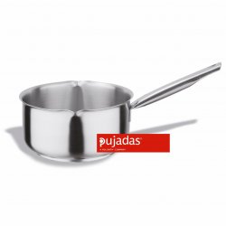 Cazo con picos laterales Inox-Pro Diámetro: 16 cm - Altura: 7,5 cm - Capacidad: 1,5 lts.