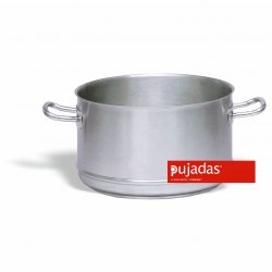 Parte superior de cuscusera bombeada Inox-Pro Diámetro: 24+24 cm - Altura: 14+14 cm - Capacidad: 6,3+6,3 lts.