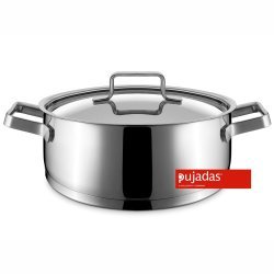 Cacerola baja con tapa Idea Diámetro: 16 cm - Altura: 7,5 cm - Capacidad: 1,5 lts.
