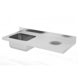 Fregadero con aro de desbarace - IDL6114D