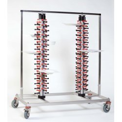 Porta platos de carro para restaurantes y catering Plate Mate Twin de 120 platos