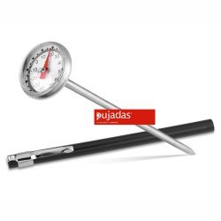 Termómetro de bolsillo con protección - Largo(cm): 14,3 - Temperatura(ºC): -40/+70
