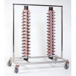 Porta platos de carro para restaurantes y catering Plate Mate Twin de 120 platos