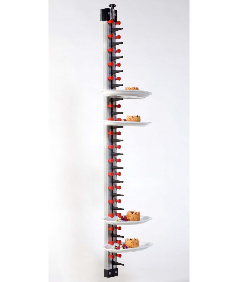 Soporte de platos de pared para hostelería Plate Mate de 18 platos