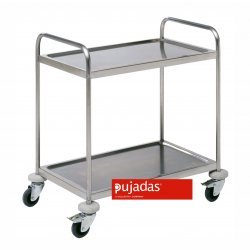 P80.960 - Carro desmontable ligero - 2 Estantes de 830x510 - Dimensiones: 930x610x935
