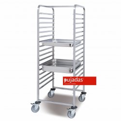 P80.440 - Carro de 17 guías GN 2/1 - Medidas: 660x755x1710 mm
