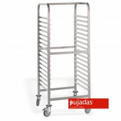 P80.480 - Carro desmontable 17 guías GN 2/1 - Medidas: 660x755x1710 mm