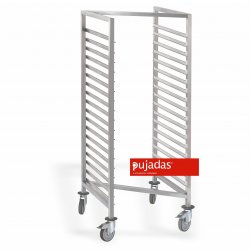 P80.510 - Carro encastrable 17 guías GN 2/1 - Medidas: 660x750x1710 mm