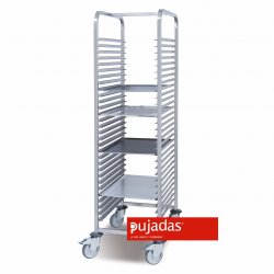P80.840 - Carro de pastelería - Medida guías: 600x400 mm. Nº guías: 15 - Distancia entre guías: 85 mm