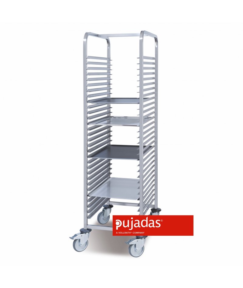 Carro soldado de pastelería para bandejas de 60x40
