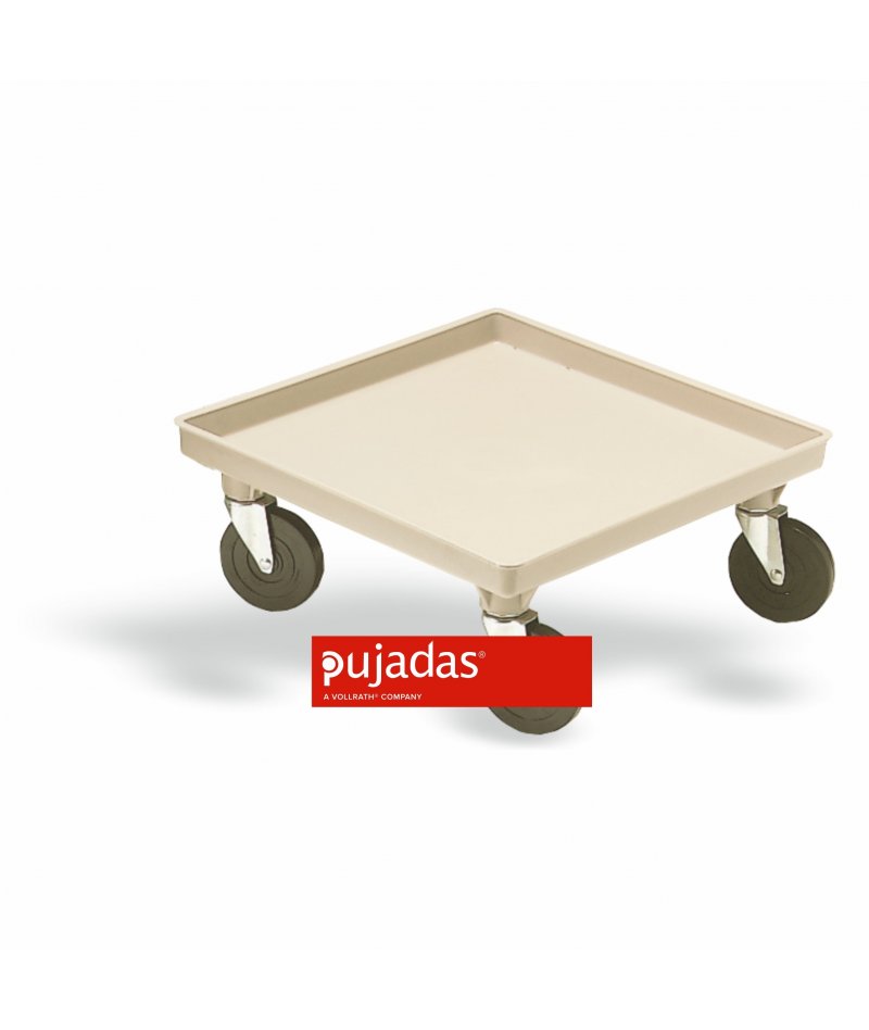 Carro de plástico para cestas