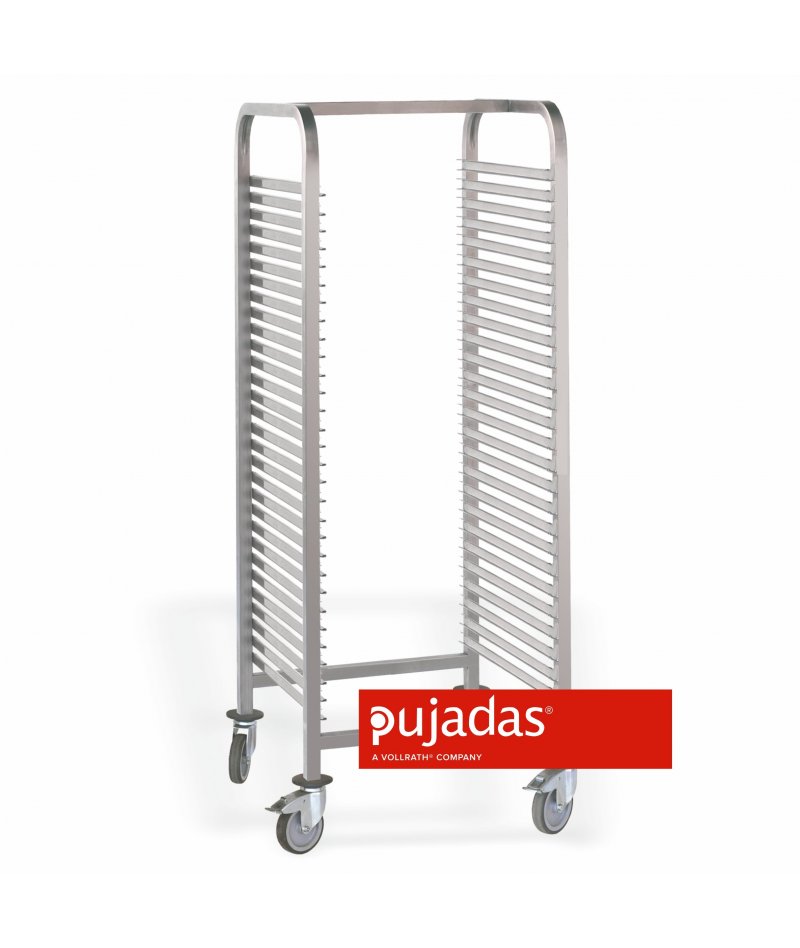 Carro desmontable de pastelería para bandejas de 60x40