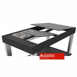 Carro buffet negro 4 GN 1/1