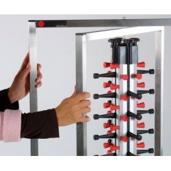 Porta platos de carro plegable para hosteleria Plate Mate de 84 platos