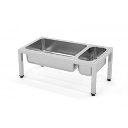 Portacubetas Dimensiones(mm): 750x360x300 - Capacidad: 1-GN1/1+1-GN1/3