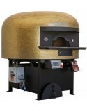Hornos para pizza napolitana de cúpula a leña, gas o combinados
